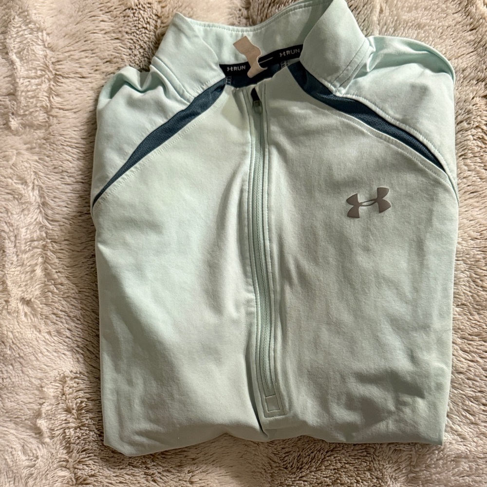 Under Armour Mint Green Full-Zip Jacket
